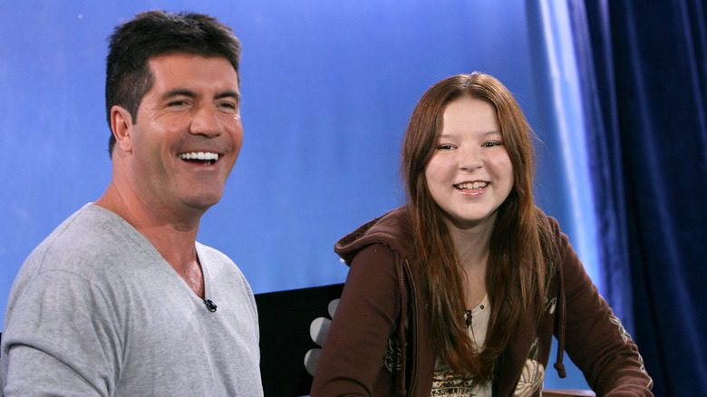 Bianca Ryan and Simon Cowell in 2006