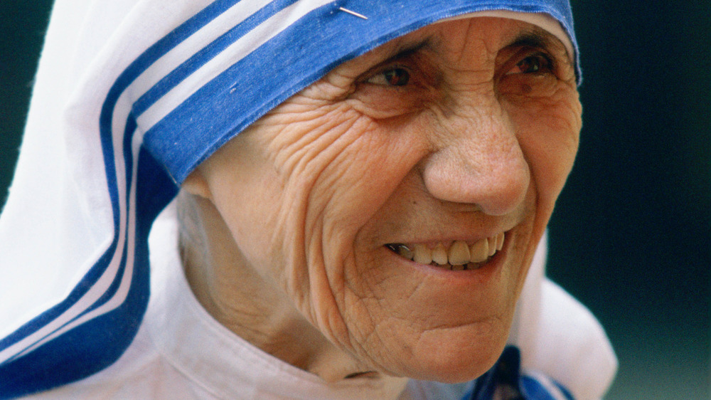 Mother Teresa smiling