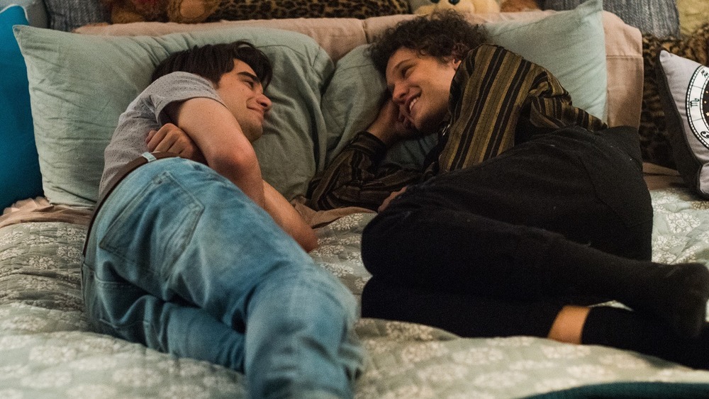 Alex and Elliot in bed