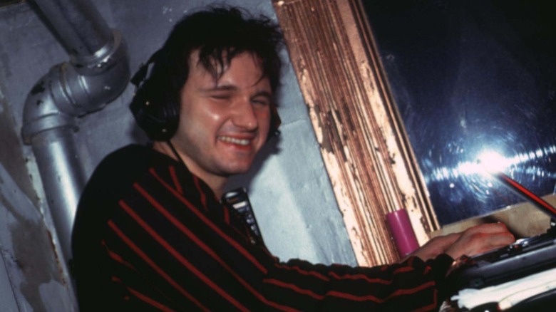 Dave Kendall DJing.