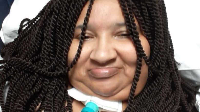 Renee Biran in hospital bed