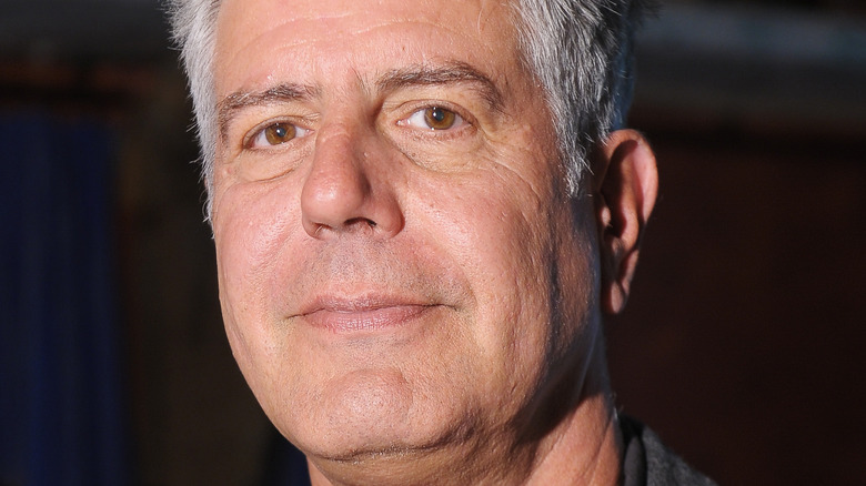 Anthony Bourdain close-up