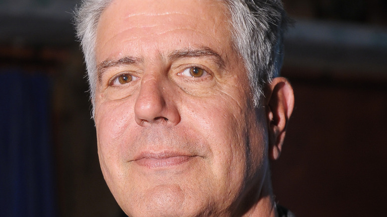 Anthony Bourdain close-up