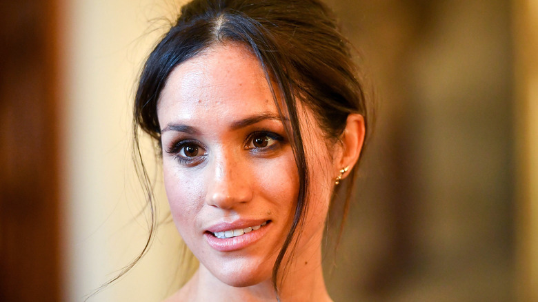 Meghan Markle smiling