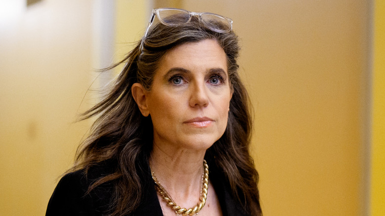 Nancy Mace walking through the U.S. Capitol