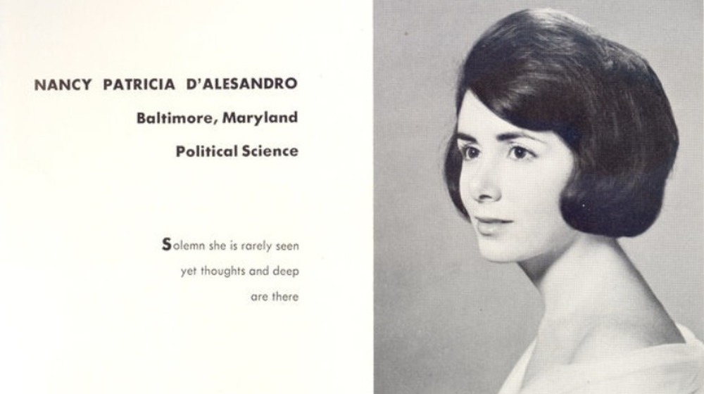 Nancy Pelosi's yearbook photo