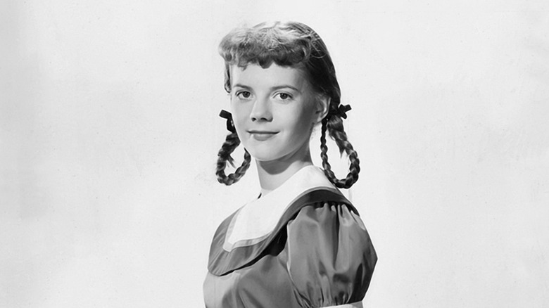 Natalie Wood in a promotional image for "The Blue Veil" (1951)