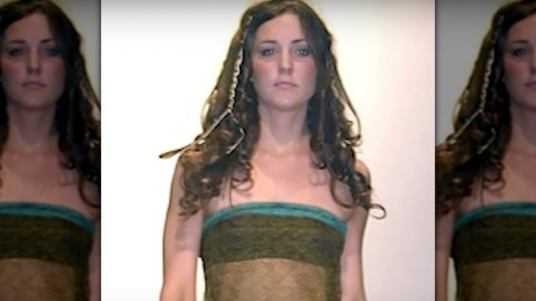 Kate Middleton on the catwalk