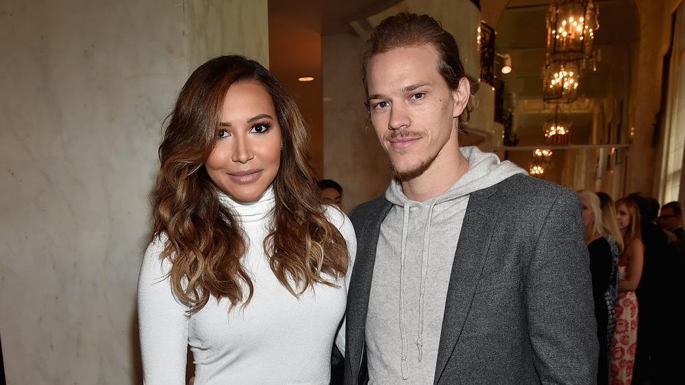 Naya Rivera poses with Ryan Dorsey at an event