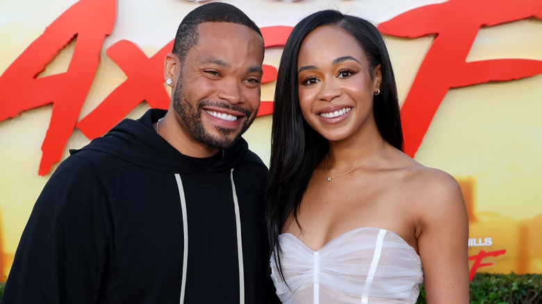 Jasmin Lawrence and Eric Murphy smiling