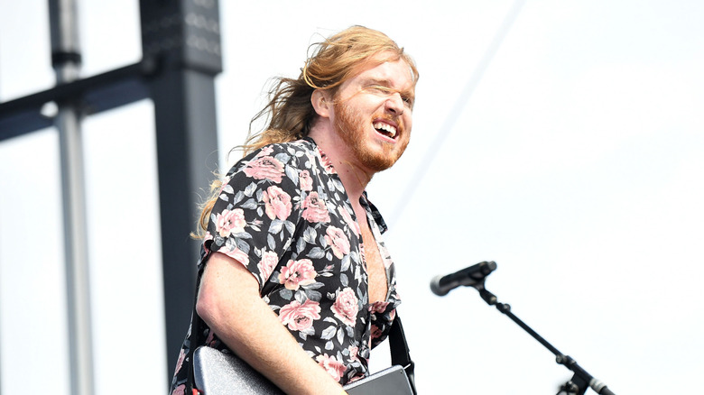 Trevor Lukather performing onstage