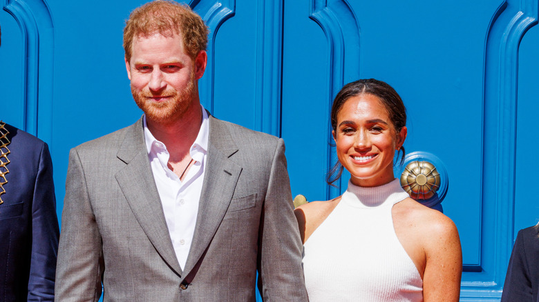 Prince Harry and Meghan Markle in the sun