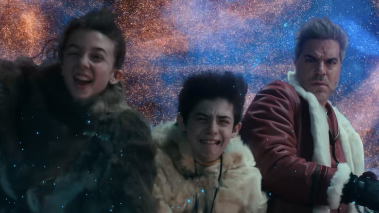 The character in The Night My Dad Saved Christmas 2 on a journey