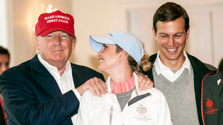 Ivanka, Jared and Donald Trump