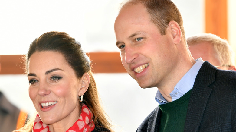 Prince William and Kate Middleton at an event