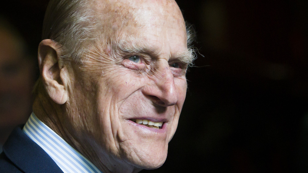 Prince Philip smiles