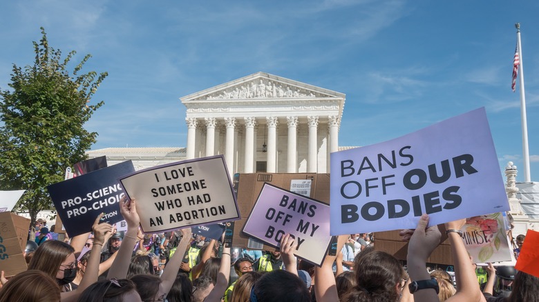 Women's rights protest 