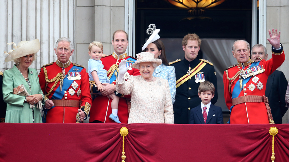 Royal family on the balcony