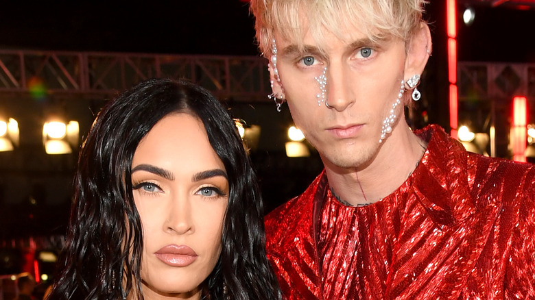 Megan Fox and Machine Gun Kelly on the red carpet