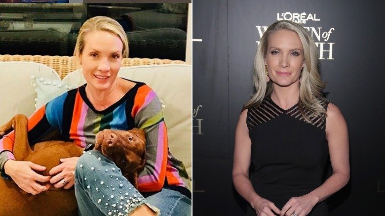 Dana Perino without and with makeup