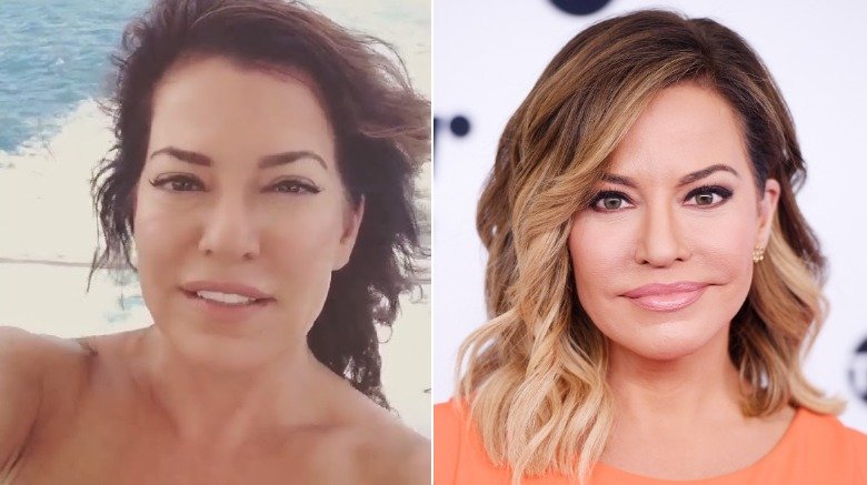 Robin Meade without and with makeup