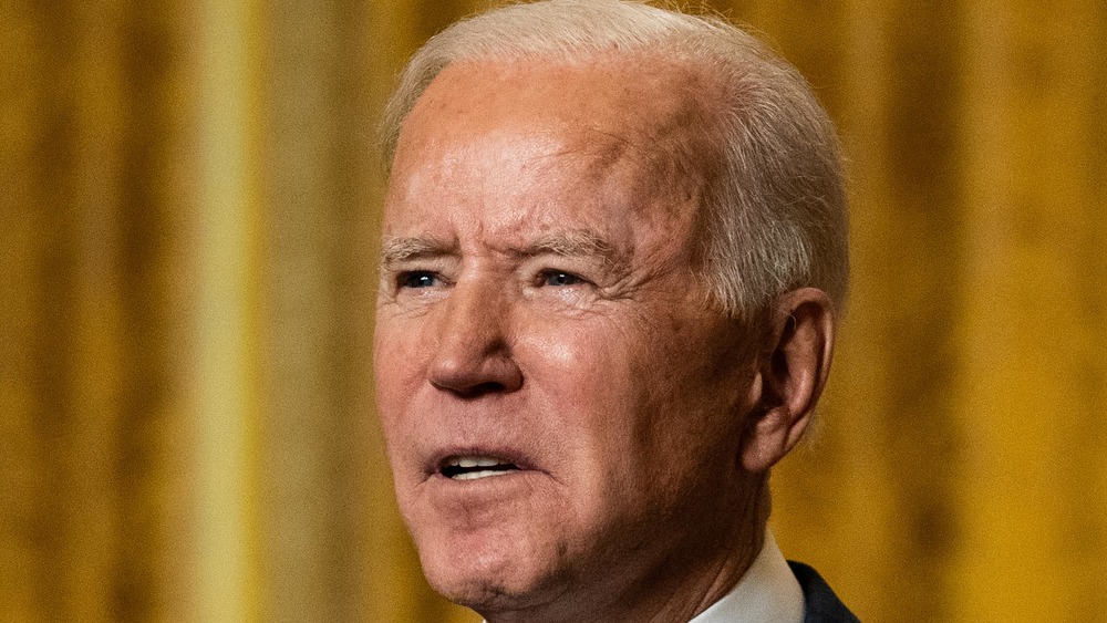 Joe Biden at a podium