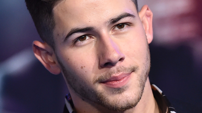 close up of Nick Jonas