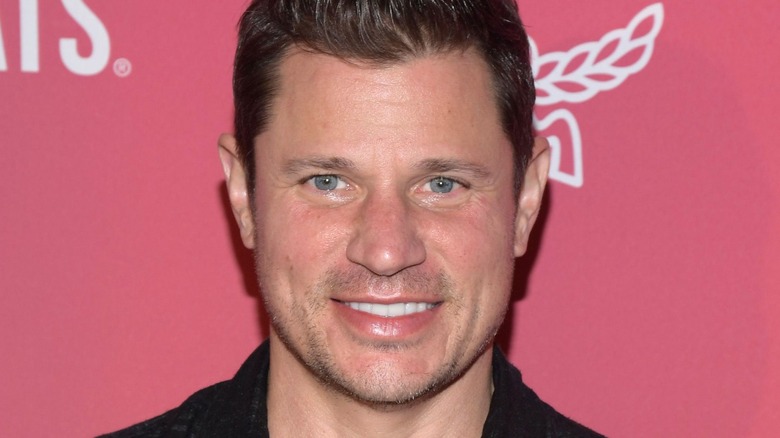 Nick Lachey on red carpet