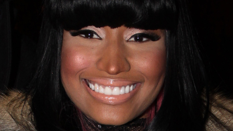 Nicki Minaj smiling