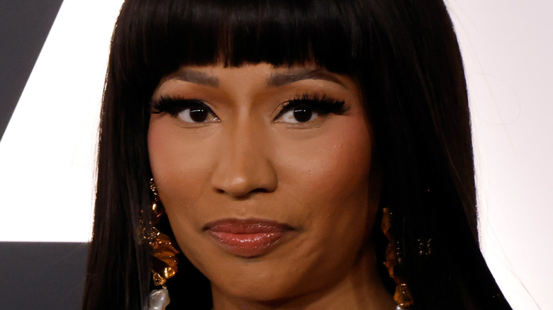 Nicki Minaj smiling