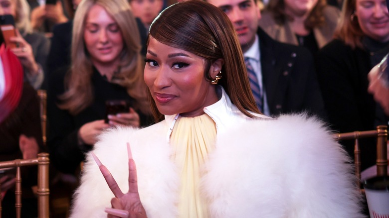 Nicki Minaj attends the Treasury Department's Trump Accounts Summit in Washington, DC (2026)