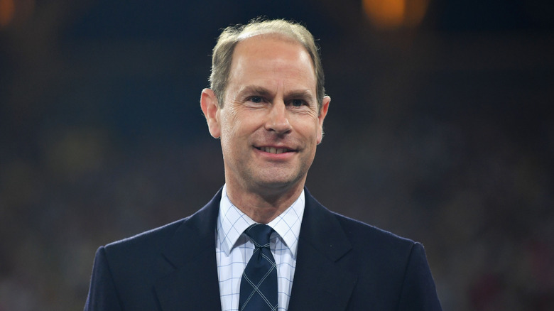 Prince Edward attending the medal ceremony of the Gold Coast 2018 Commonwealth Games