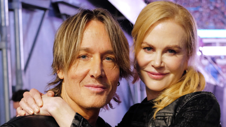 Keith Urban and Nicole Kidman smiling