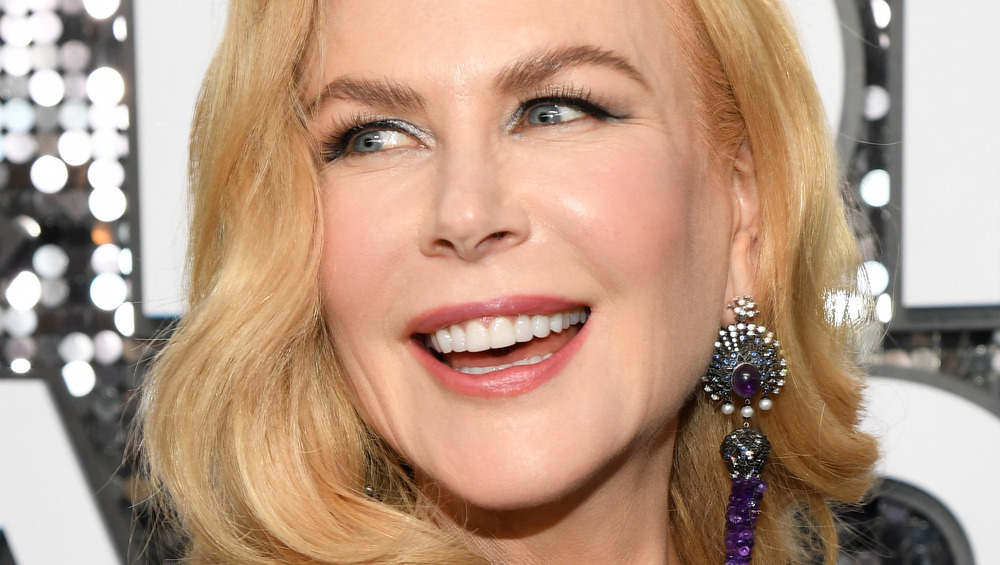 Nicole Kidman smiling at event