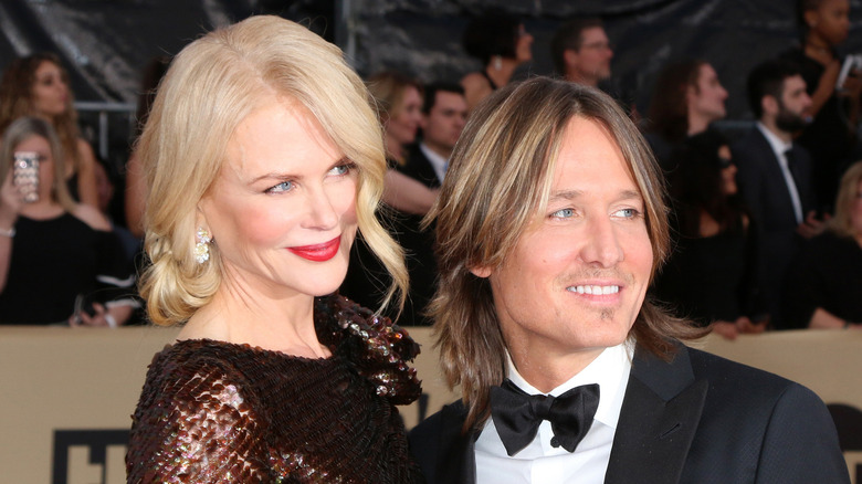 Nicole Kidman and Keith Urban smiling
