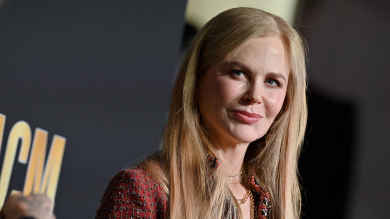 Nicole Kidman posing on the red carpet