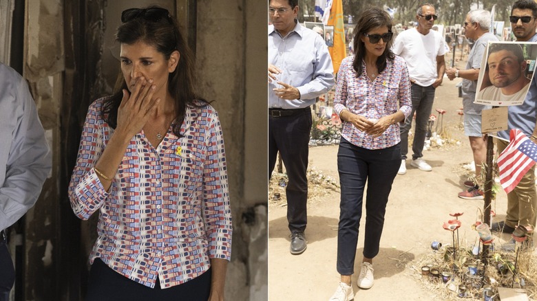 Nikki Haley visits Sderot, Israel in October 2024