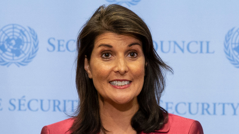 Nikki Haley smiling