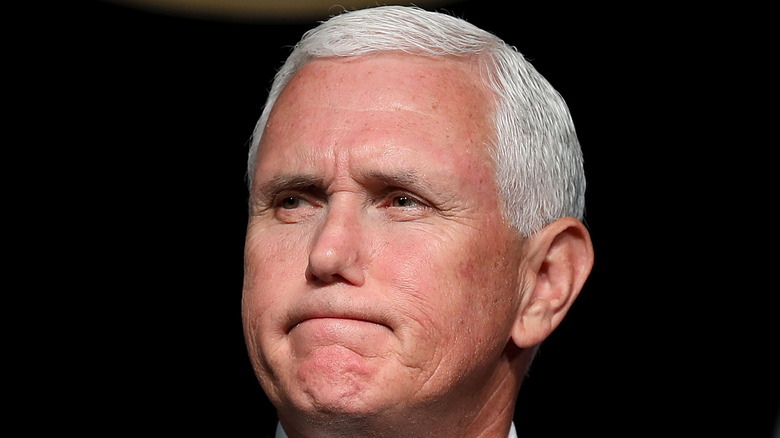 Mike Pence makes a face