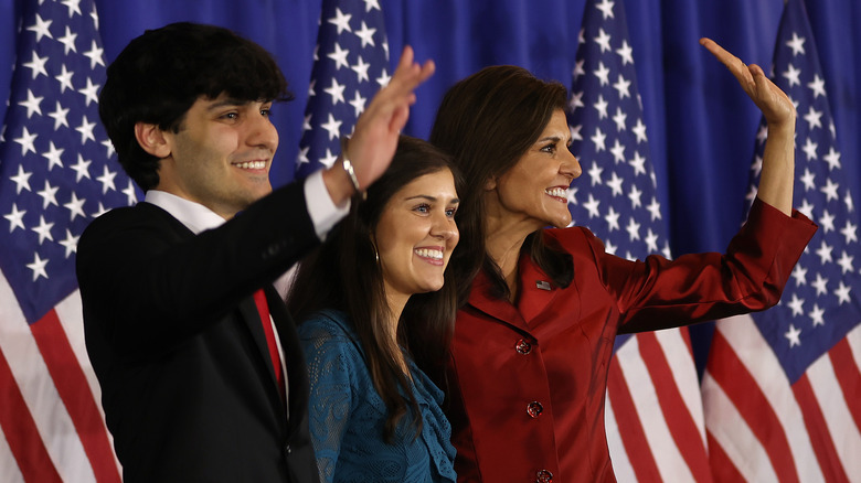Nikki Haley with her children