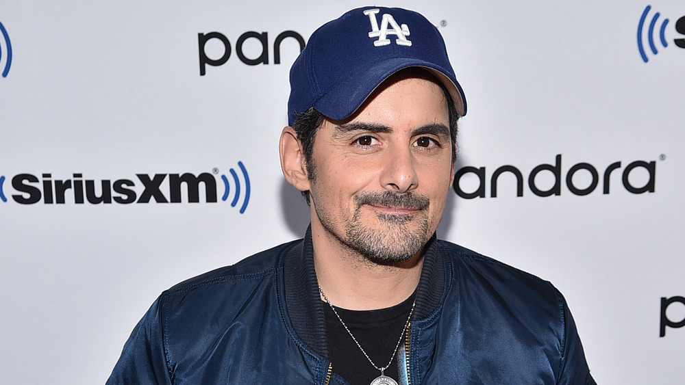 Brad Paisley wearing a hat