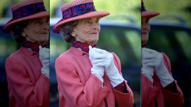 Princess Alice performing her royal duties later in life