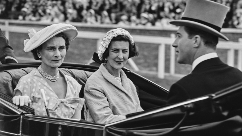 Alice, Duchess of Gloucester at Ascot in 1958