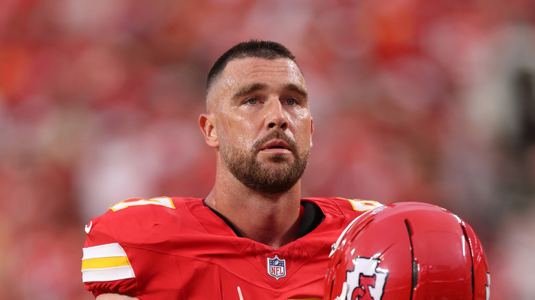 Travis Kelce before the September 20, 2026 game against the Indianapolis Colts at Arrowhead Stadium