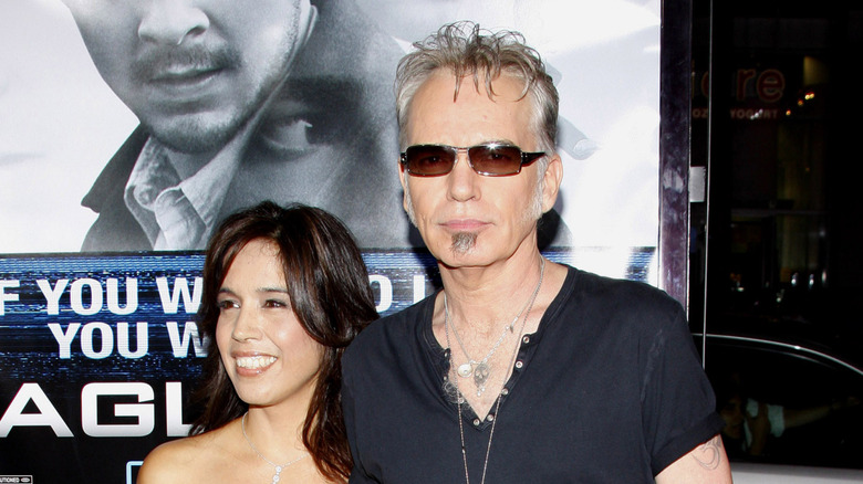 Billy Bob Thornton and Connie Angland on a red carpet