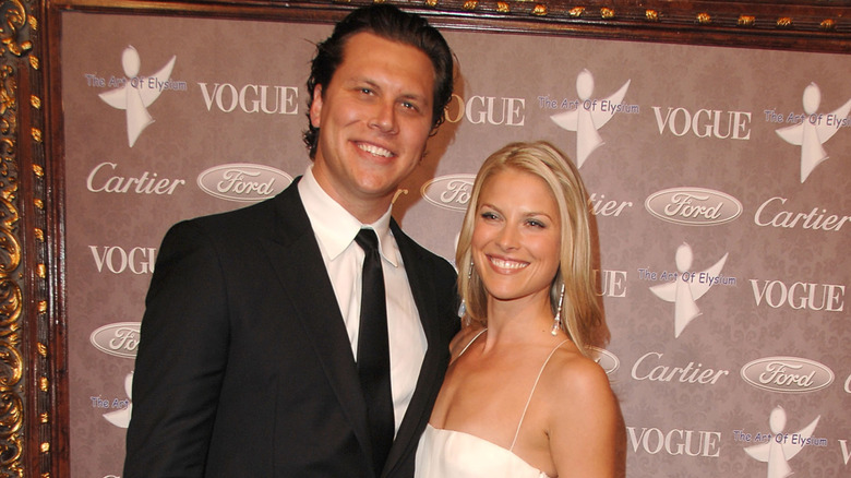 Hayes MacArthur and Ali Larter smiling