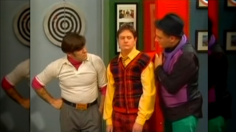 A scene from "The Theorists," a ripoff of the sitcom "The Big Bang Theory"