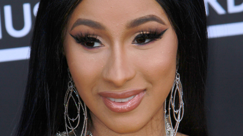 Cardi B smiling