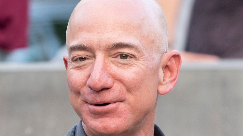 close up of former Amazon CEO, Jeff Bezos 