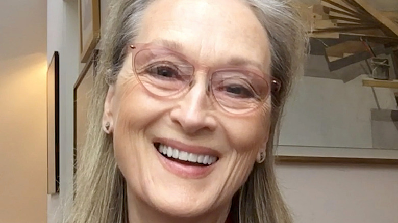 Meryl Streep smiles